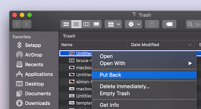 delete pictures on mac photo for good